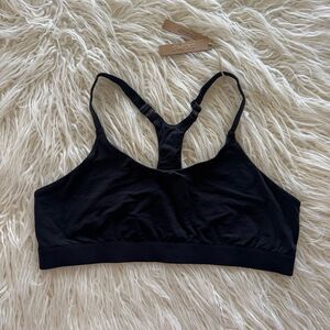 Skims Fits Everybody Racerback Bralette Onyx Size 2X